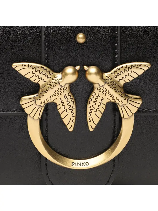 Miniatura: Pinko torebka damska  LOVE ONE MINI czarna skóra naturalna