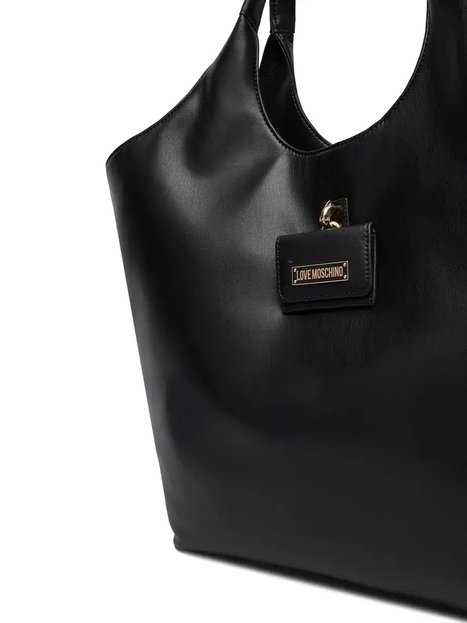 Miniatura: LOVE MOSCHINO torebka damska shopper czarna duża skóra ekologiczna