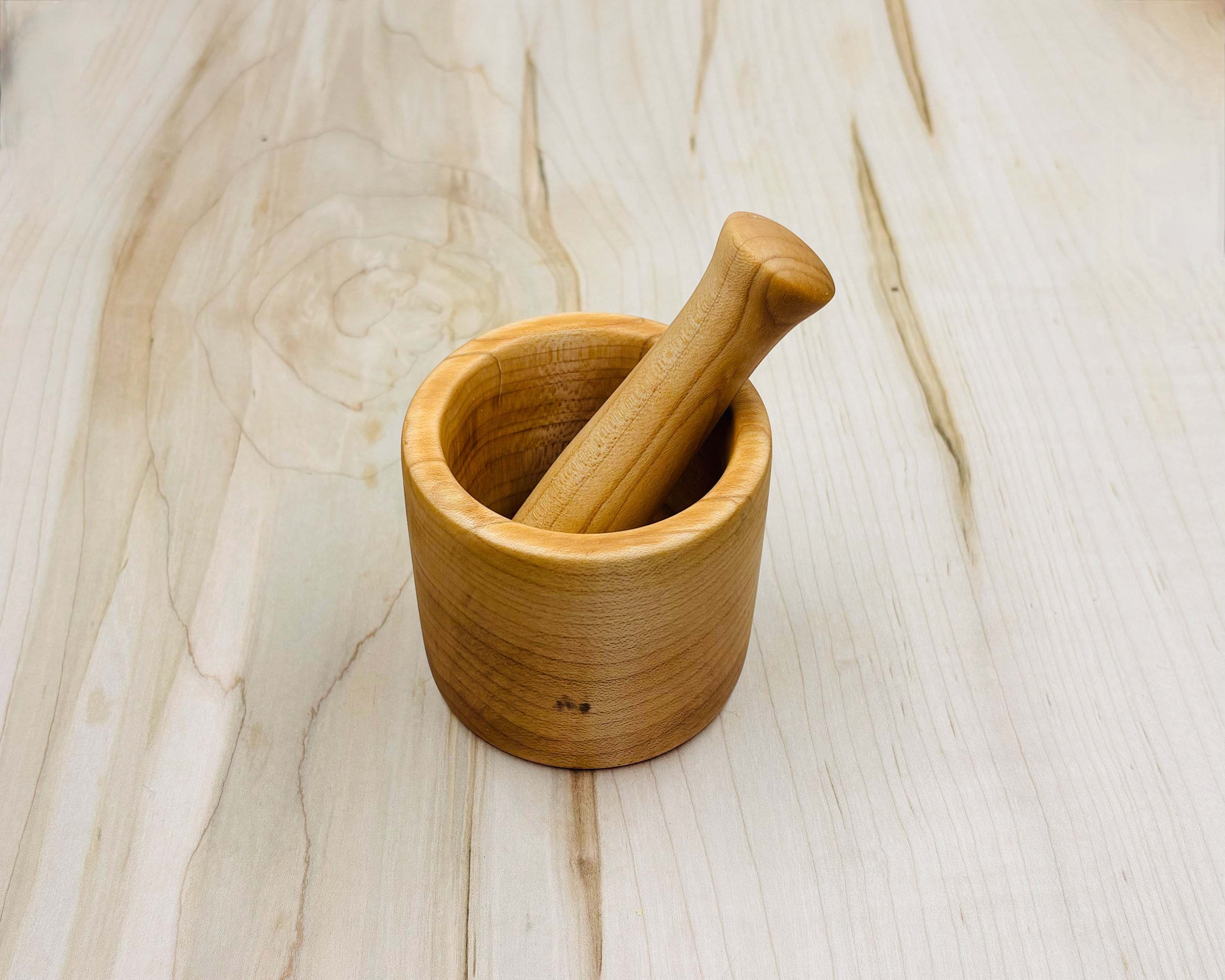 Mortier et Pilon en Érable