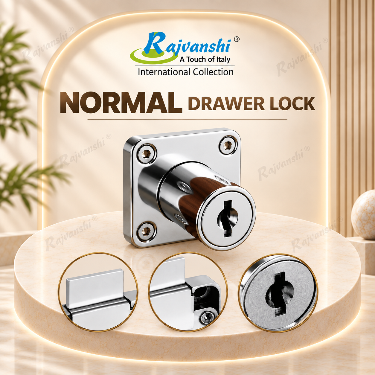 RAJ-028 NORMAL DRAWER LOCK (138 - 22)