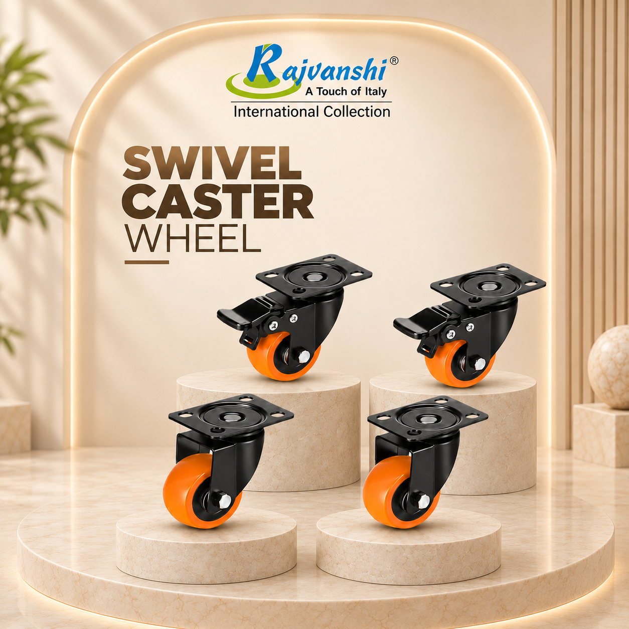 RAJ-117 SWIVEL CASTER WHEEL