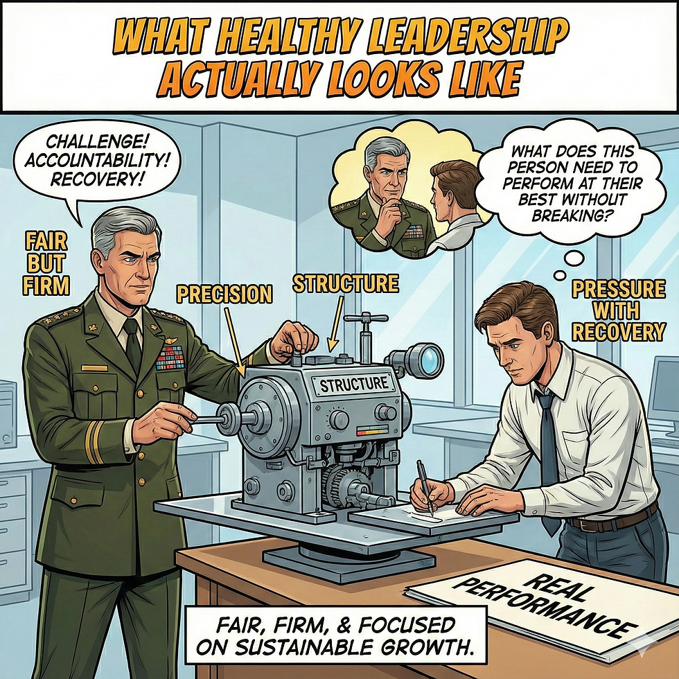 Healthy Leadership Styles
This is exactly why executive coaching exists.
Not to motivate.
Not to coddle.
Not to fix people.
But to help leaders see clearly, regulate pressure, and make better decisions under load.
I work with leaders because I’ve been in their seat.
I’ve lived inside pressure systems, I’ve seen what happens when empathy is missing, and I’ve seen what happens when it’s done right.
Pressure alone doesn’t make diamonds.
Pressure, paired with awareness, empathy, and structure, does.
And that difference decides whether leaders grow people…
or quietly burn them out.
If this resonates, that’s not an accident.
It usually means you’re carrying weight—and you’re trying not to drop it.
You can learn more about my executive coaching work at www.leokhoury.me.
No hype. No slogans. Just clarity, structure, and honest leadership conversations.