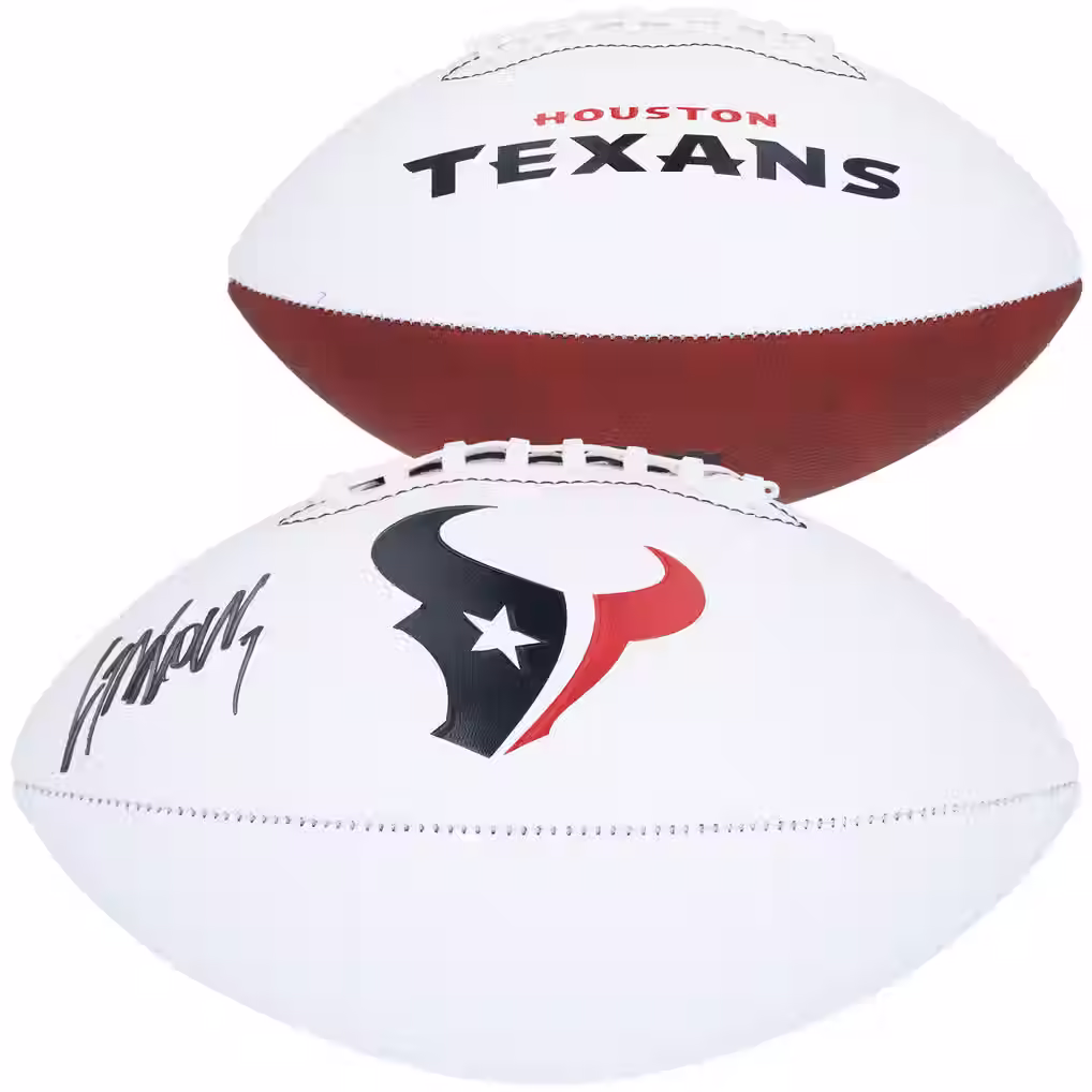 C.J. Stroud Signed Houston Texans Franklin White Panel Football