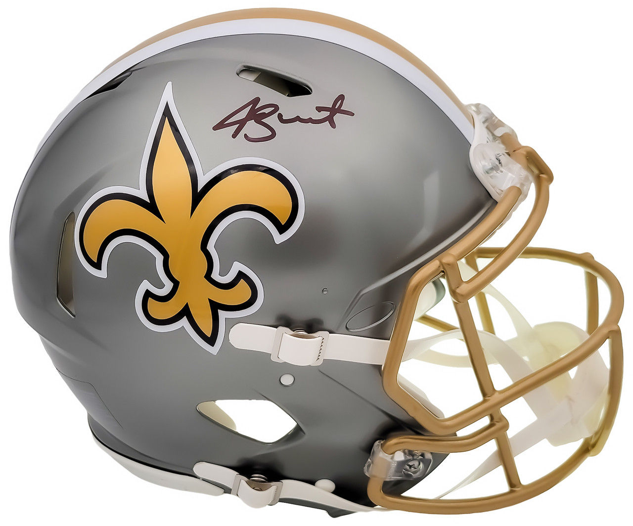 Jameis Winston Signed New Orleans Saints Flash Gray Full Size Authentic Helmet