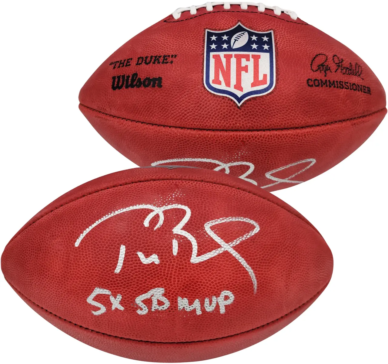 Tom Brady Signed New England Patriots Official NFL Leather Football