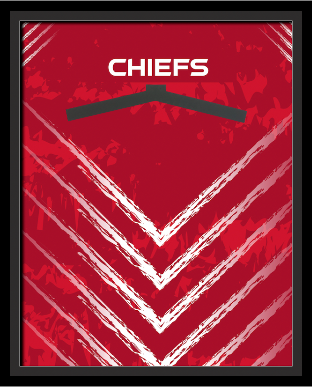 Kansas City Chiefs Jersey Display Frame Sports Framing