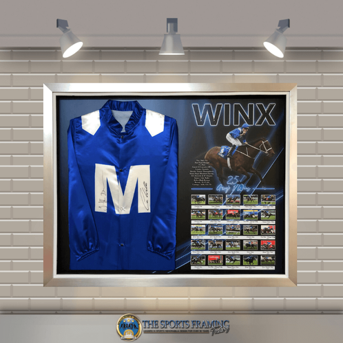 Custom Designed - Horse Racing Full Size Silks Framing | Sports Framing
