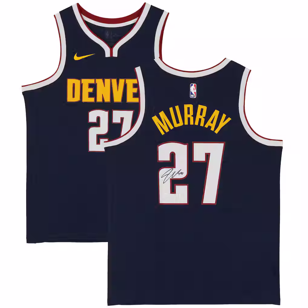 Jamal Murray Signed Denver Nuggets Navy Nike Icon Swingman Jersey