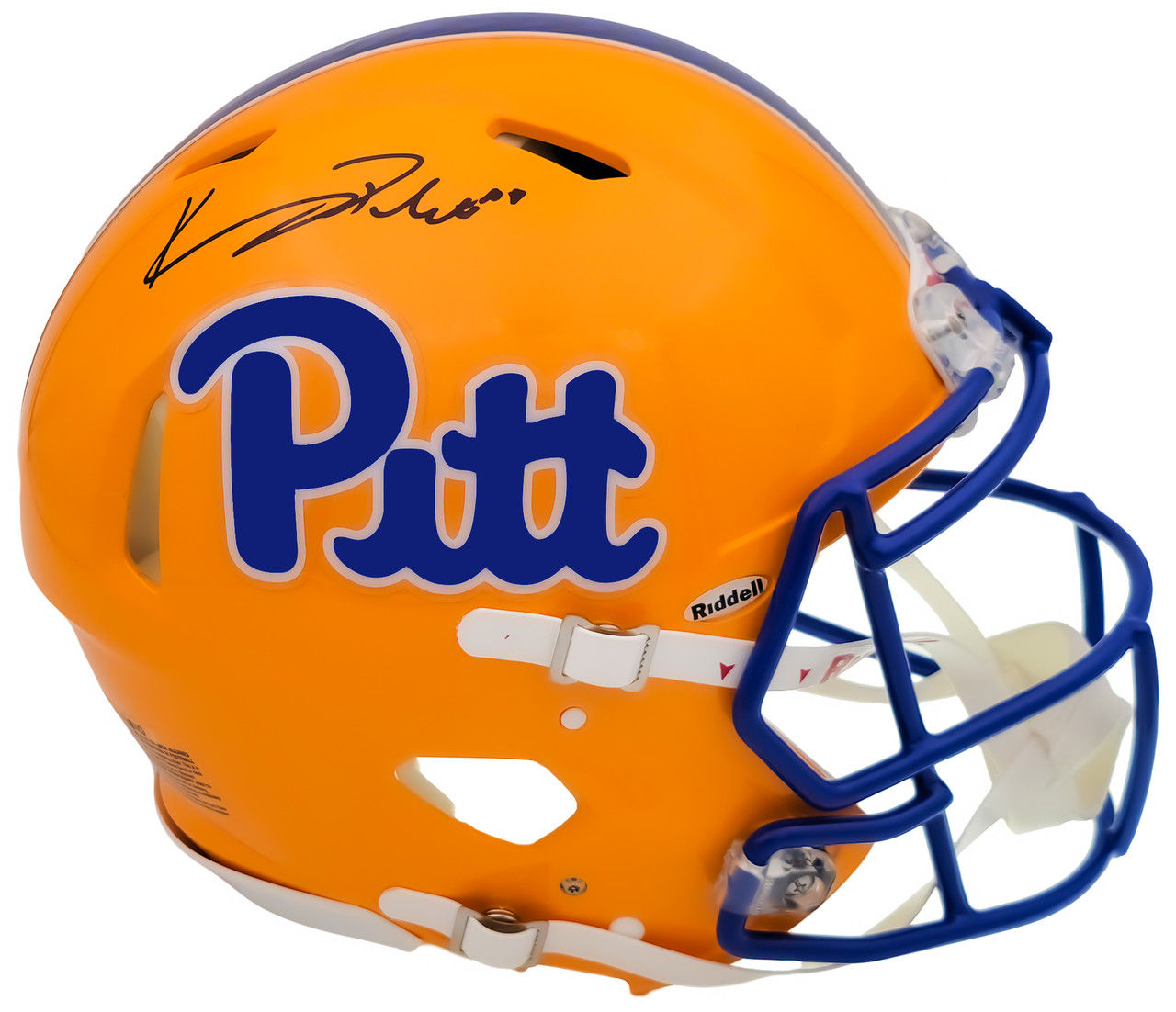 Kenny Pickett Signed Pittsburgh Panthers Gold Full Size Authentic Speed Helmet
