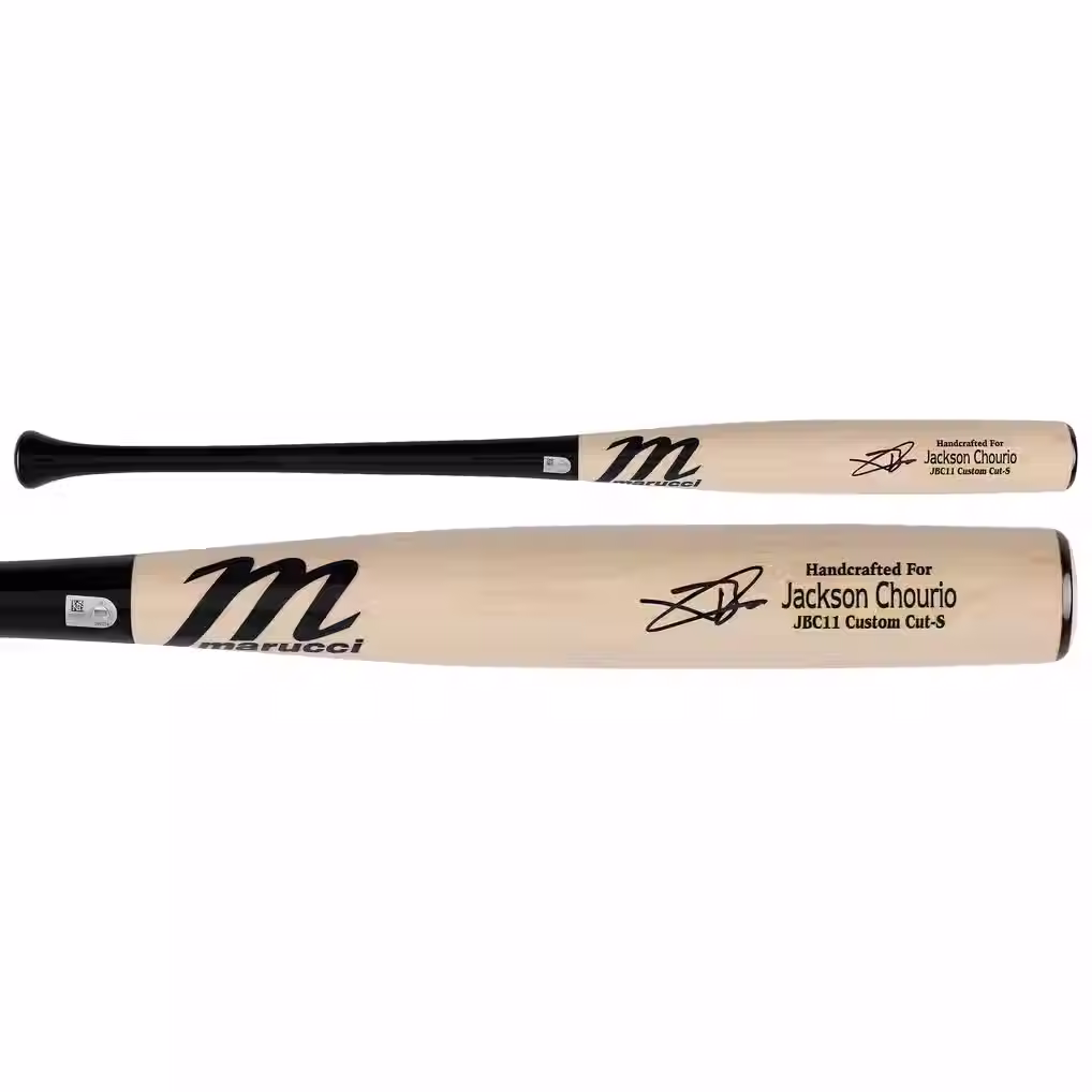 Jackson Chourio Signed Milwaukee Brewers Marucci Game Model Bat