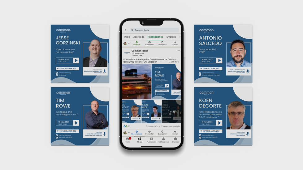 Publicaciones en RRSS
