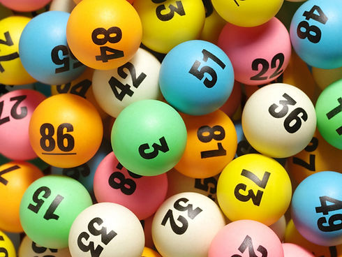 Lottery Balls Background
