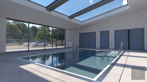 Concept picture of the inside of our Hydrotherapy Pool