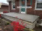Concrete patio / porch cap - Allen park Michigan