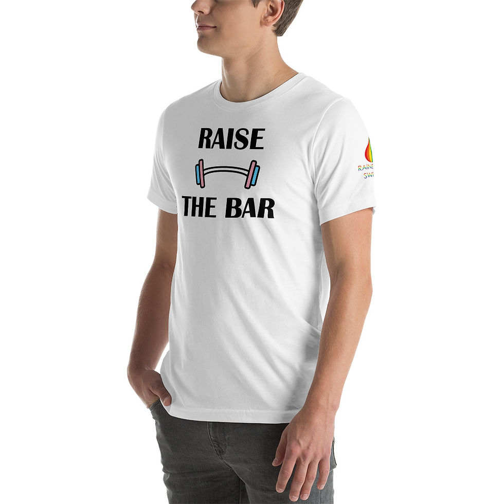 Thumbnail: F2M Trans Man Fitness T-Shirt - Raise the Bar