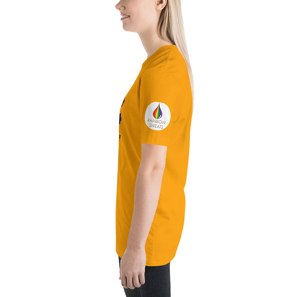 Thumbnail: LGBTQ+ ALLY - Women's Rainbow Exericse Top - 8 Dumbbells