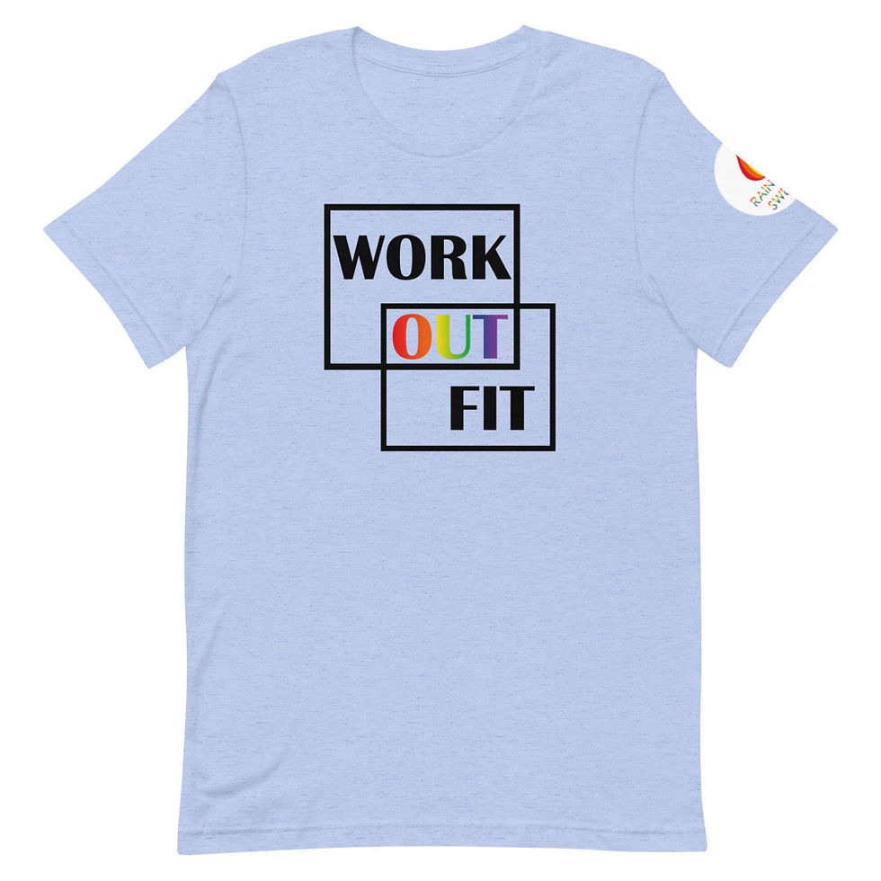 Thumbnail: Gay Men's Workout T-Shirt - Work Out Fit Workout Outfit