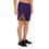 Thumbnail: LGBTQ+ Gay Men's Workout Sports Shorts - Rainbow Peaks - Deep Purple