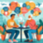 age gap gay couple on first date cartoon agegapguys