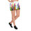 Thumbnail: Women's LGBTQ+ Rainbow Vertical Lines Athletic Gym Shorts
