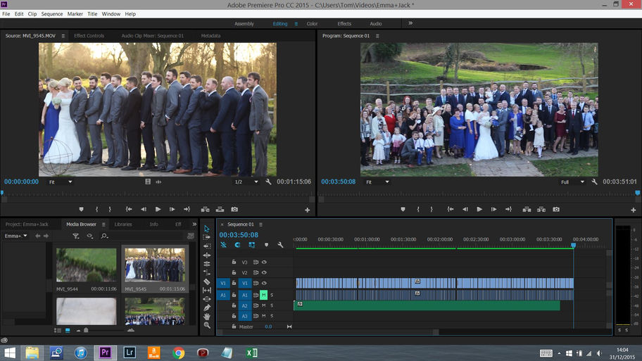 Editing - Emma & Jack