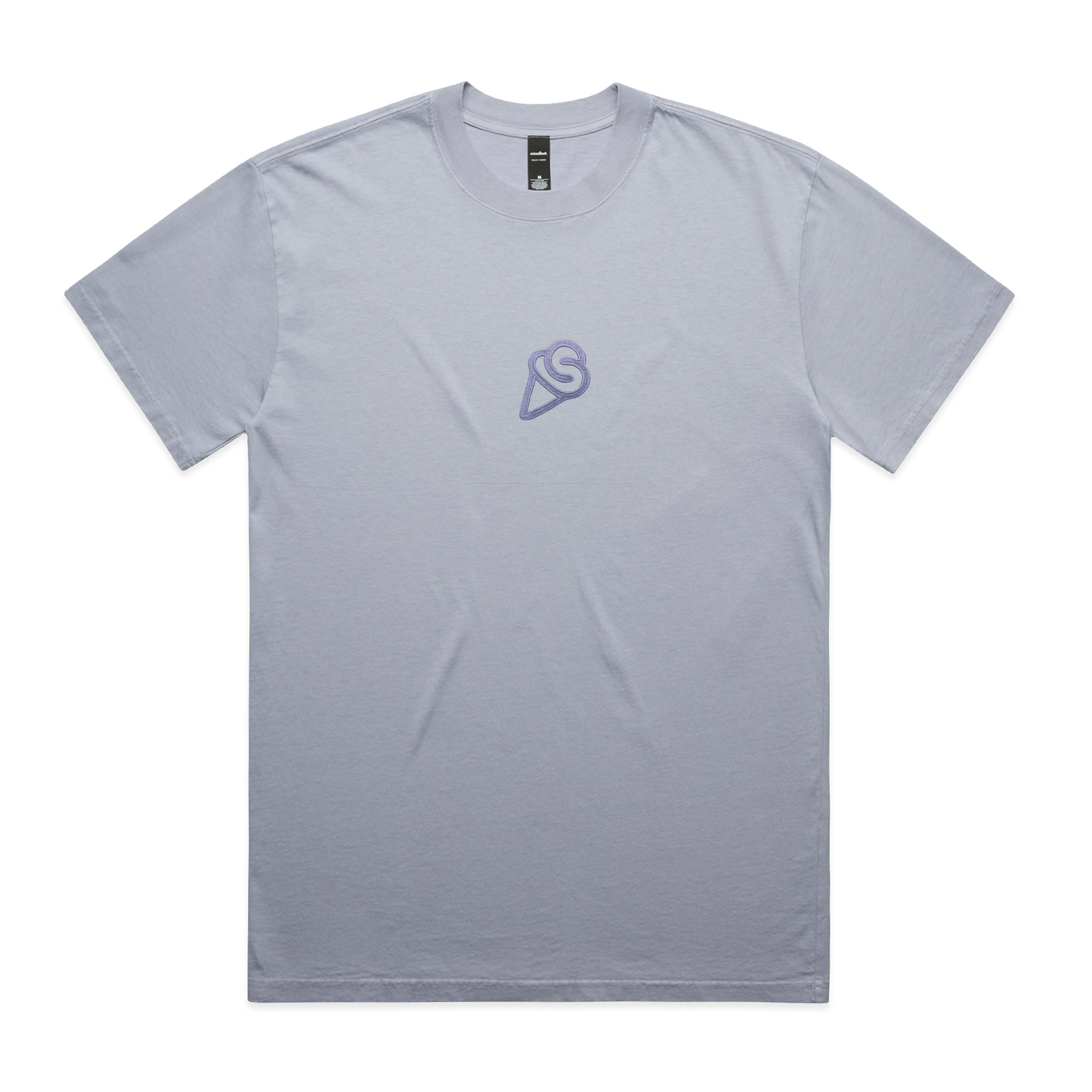 Classic Logo 'Faded Blue' Embroidered T-Shirt,Medium