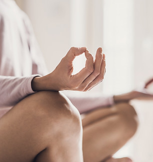 Meditation Pose Closeup