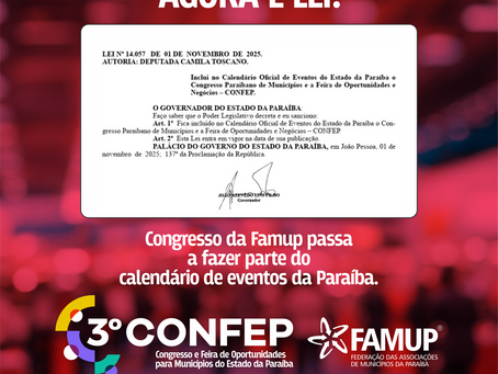 Confep passa a integrar Calendário de Eventos do Estado; 3ª Edição acontecerá em março de 2026