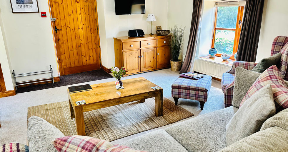 Old Mill Holiday Cottages - The Hayloft Living Room