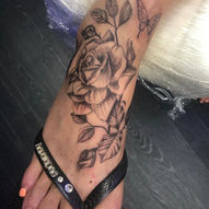 New tattoo studio & shop GRAVESEND KENT foot tattoo