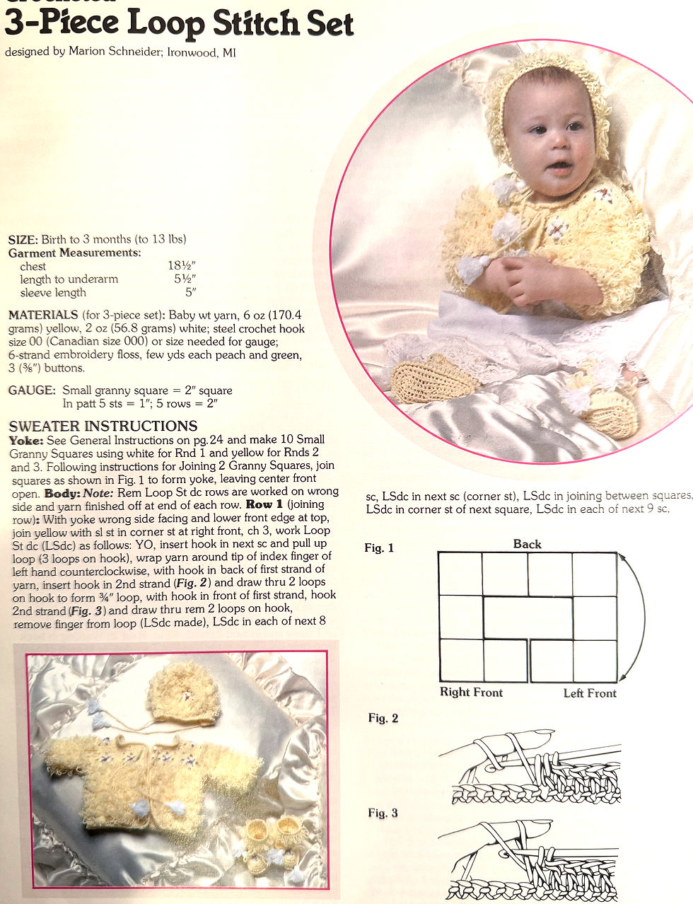 Thumbnail: Book - Leisure Arts, Baby's Book, Leaflet 144