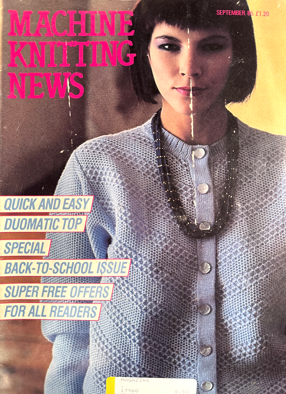 Thumbnail: Magazine - Machine Knitting News, 1985 September