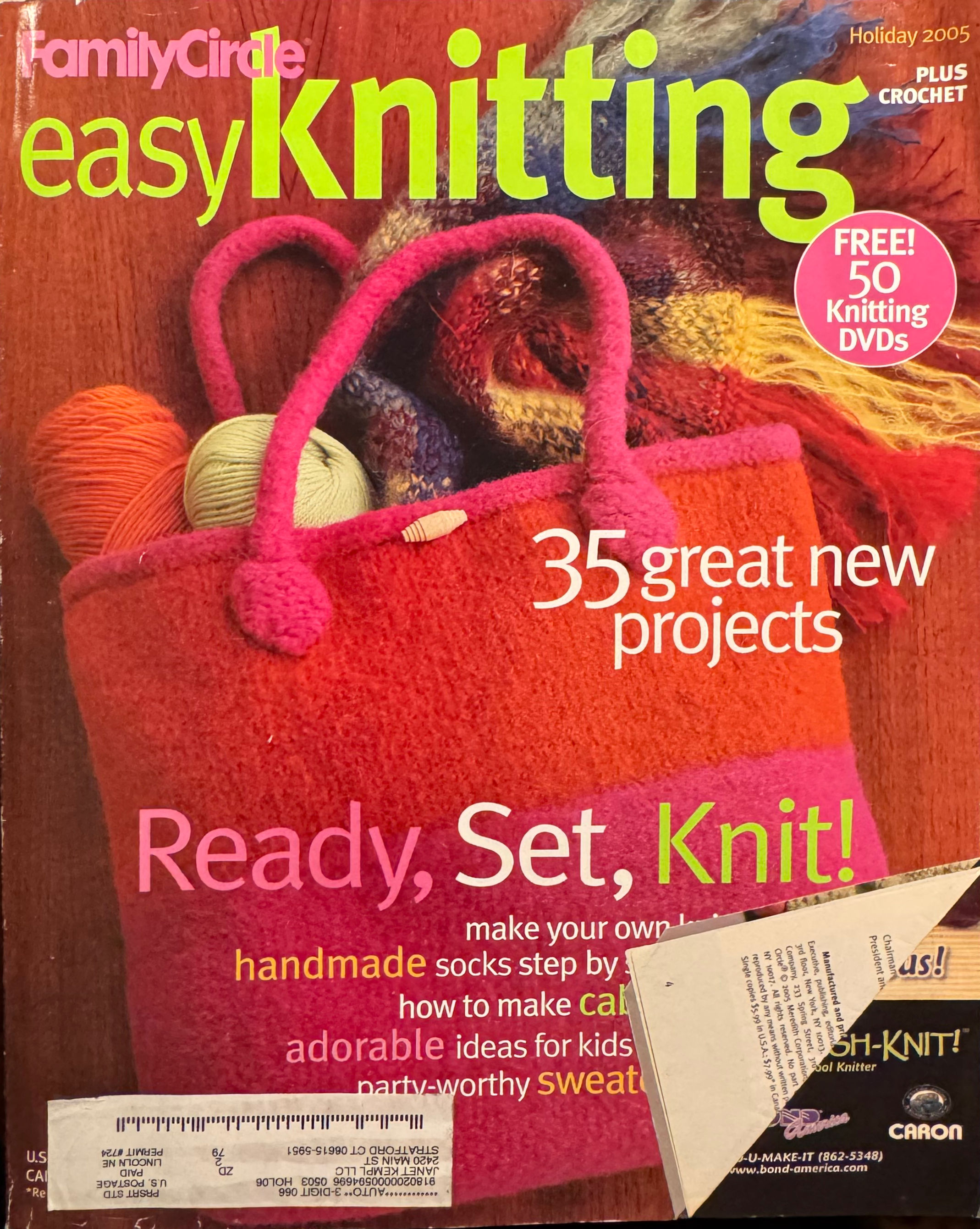 Magazine - Family Circle Easy Knitting, 2005 Holiday
