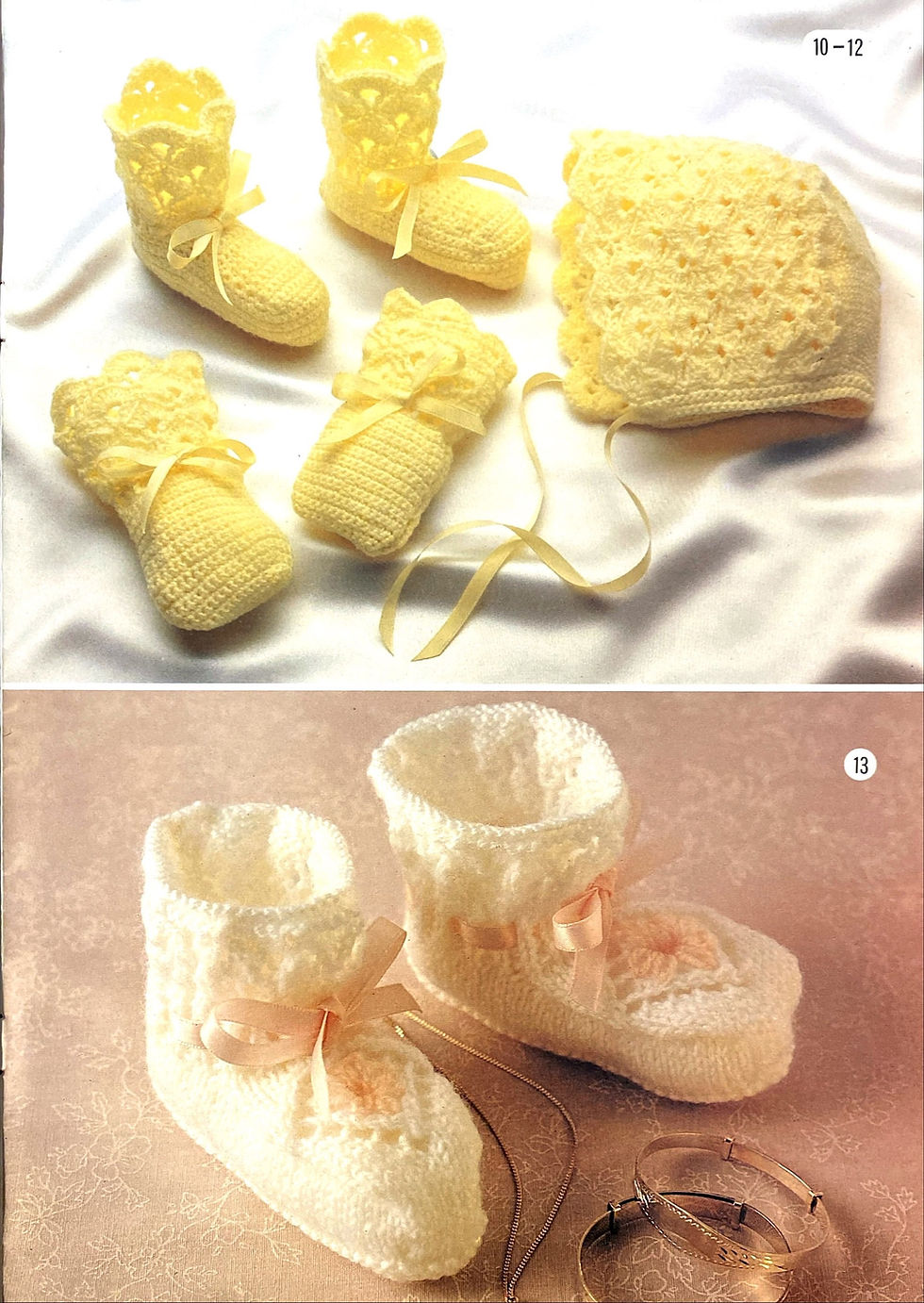 Thumbnail: Bonnets and Bootees by Mary Maxim