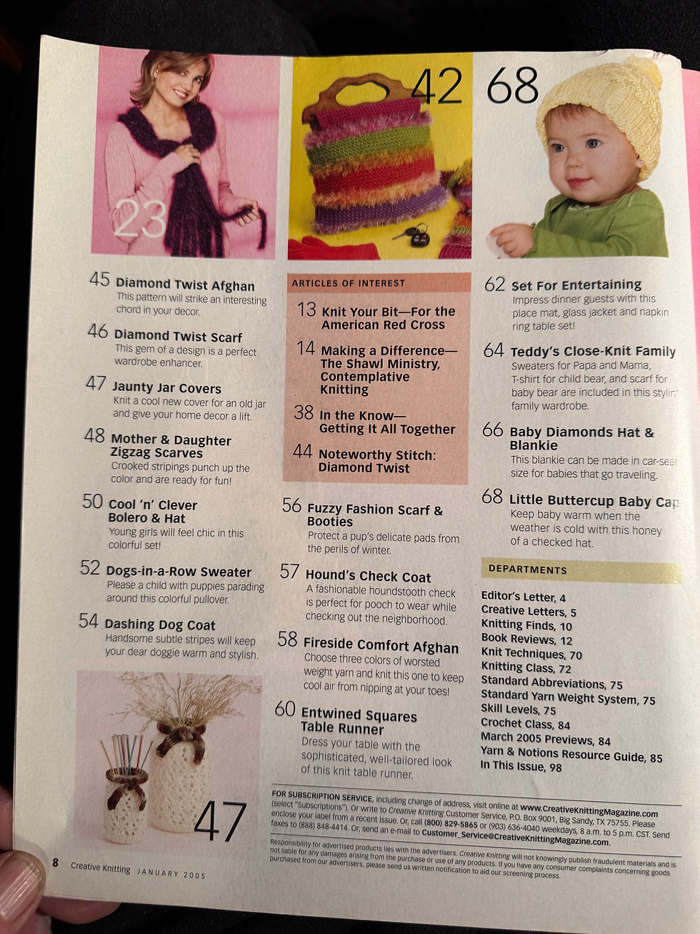 Thumbnail: Magazine - Creative Knitting, 2005 January