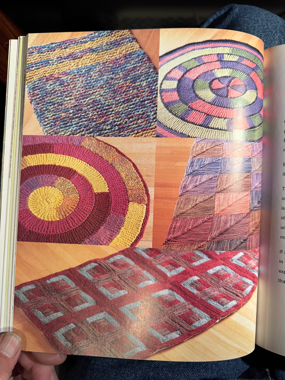 Thumbnail: Book - The Knitted Rug