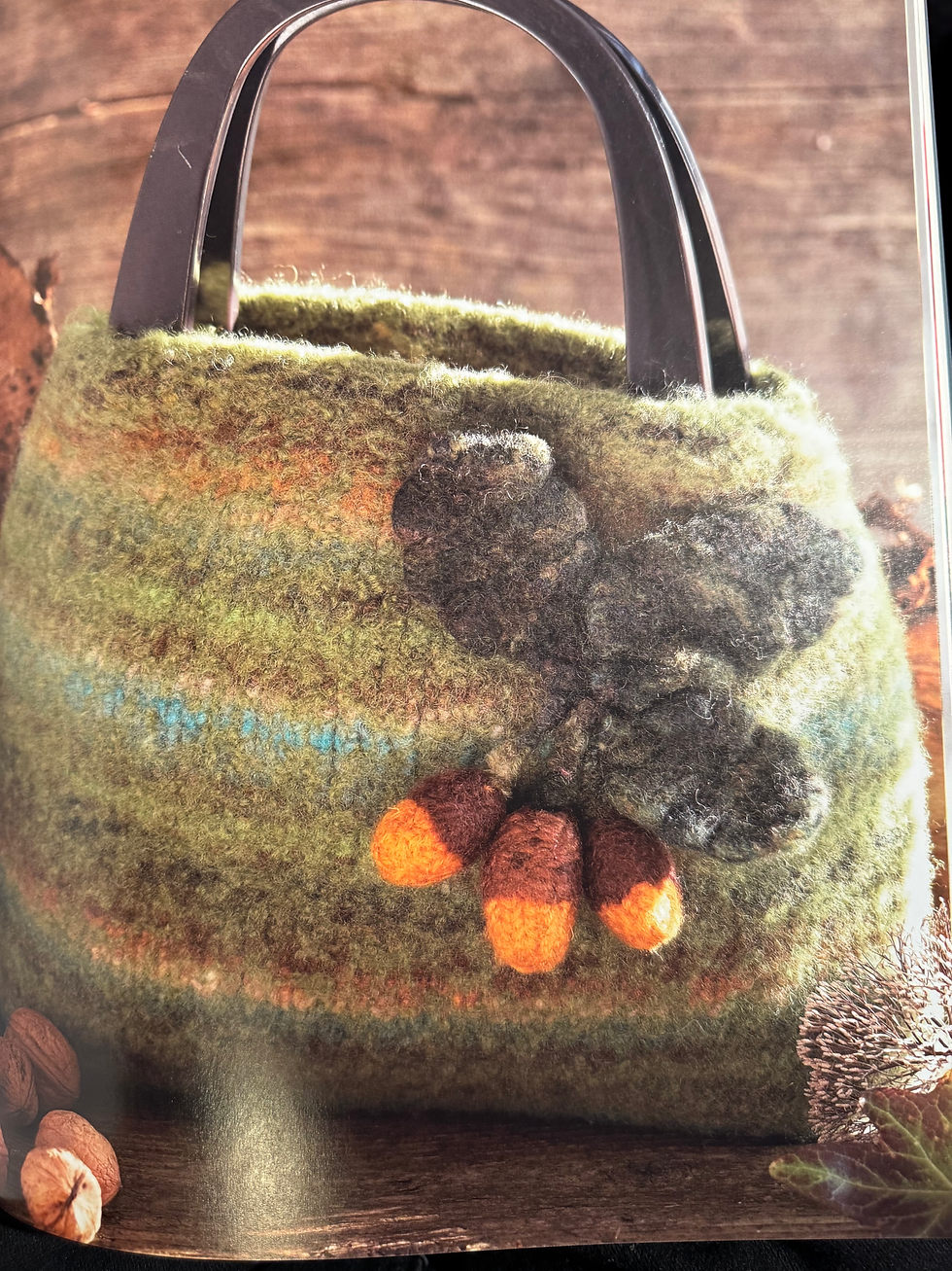 Thumbnail: Book - Knit 'N' Felt Bags