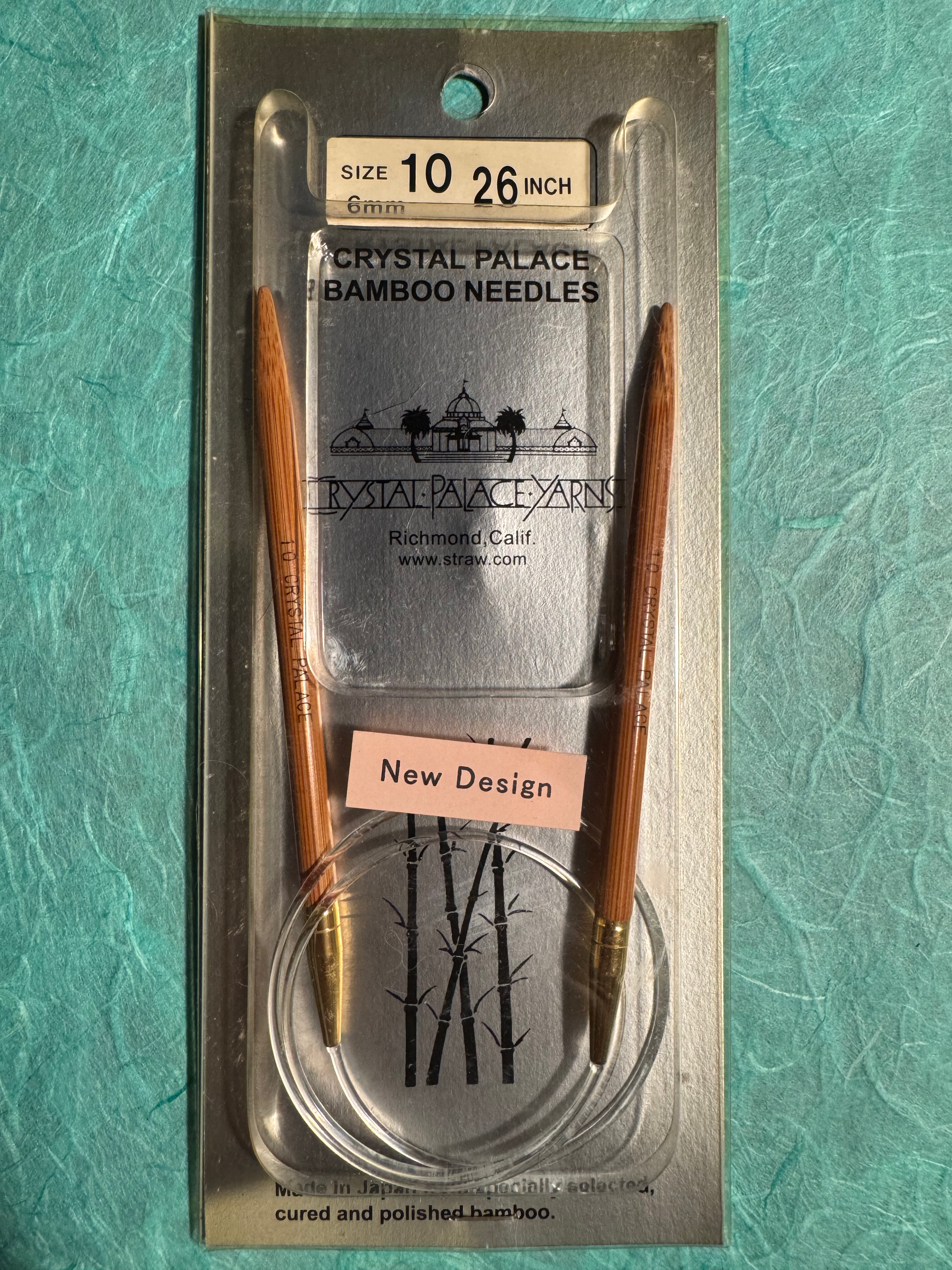 Bamboo Circular Needles, 26-inch, Crystal Palace