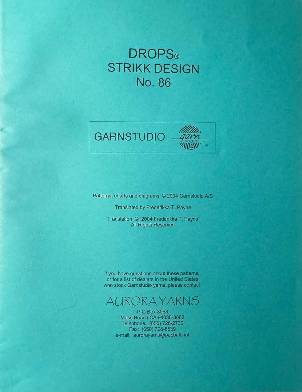 Thumbnail: Book - Drops, No.86