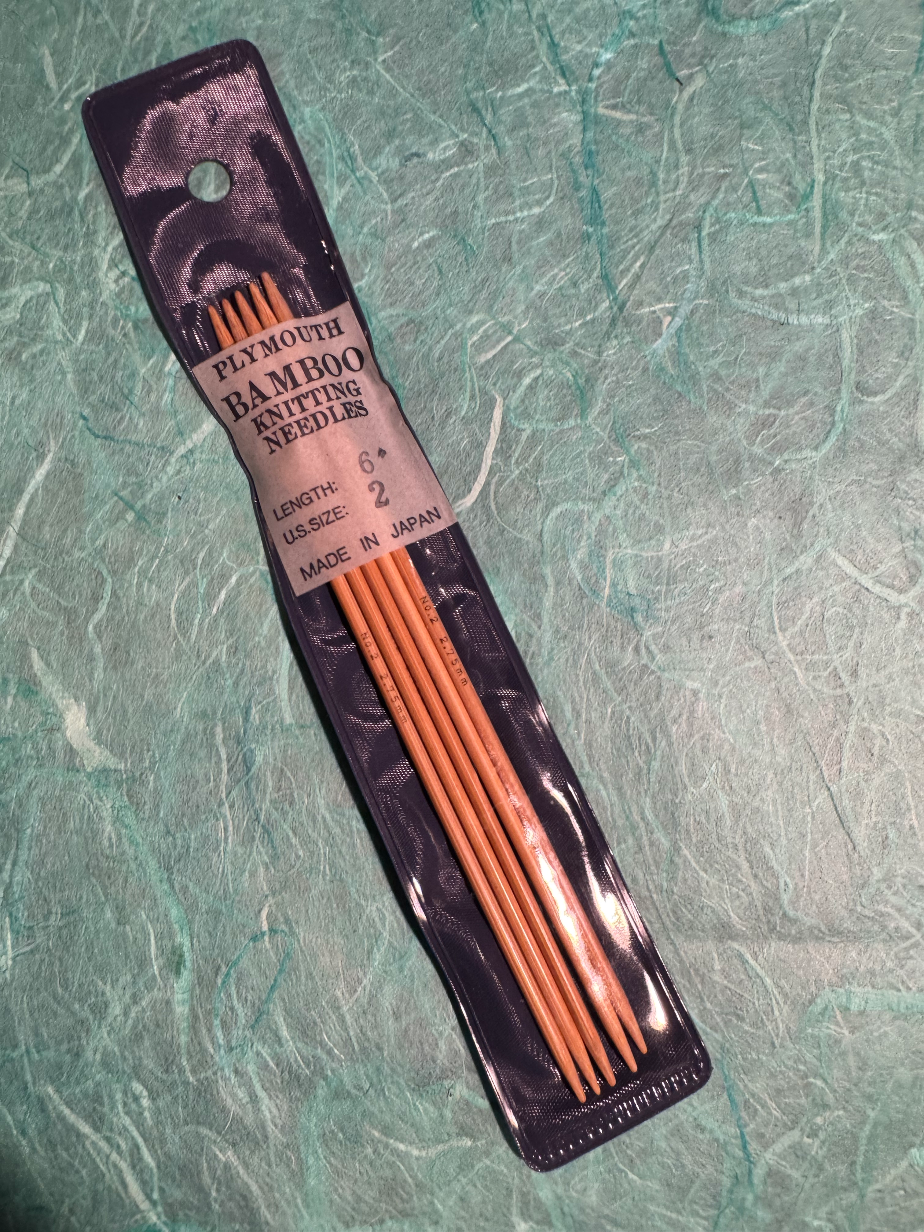 Bamboo Needles, 6-inch, Plymouth