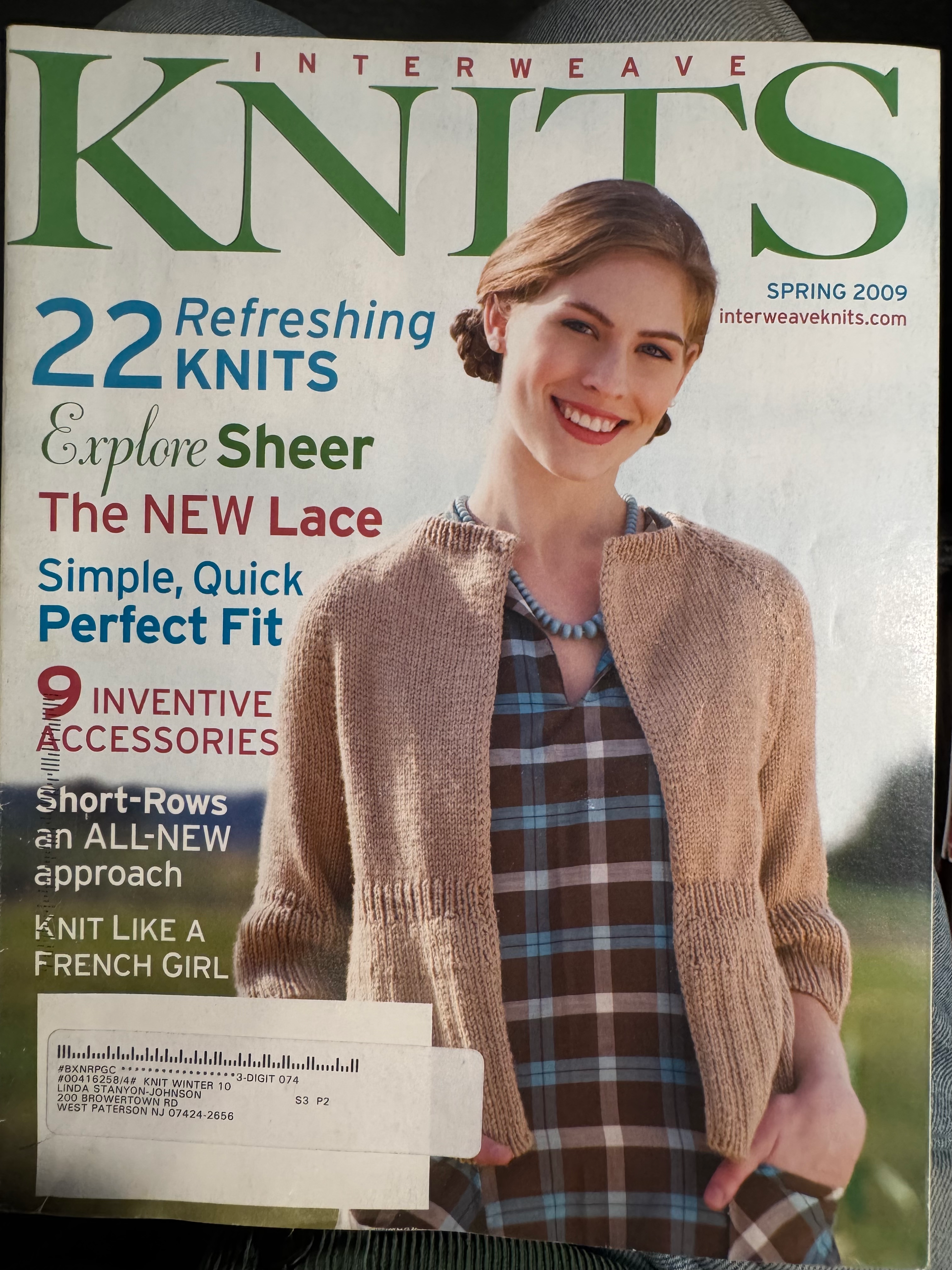 Magazine - Interweave Knits, 2009 Spring