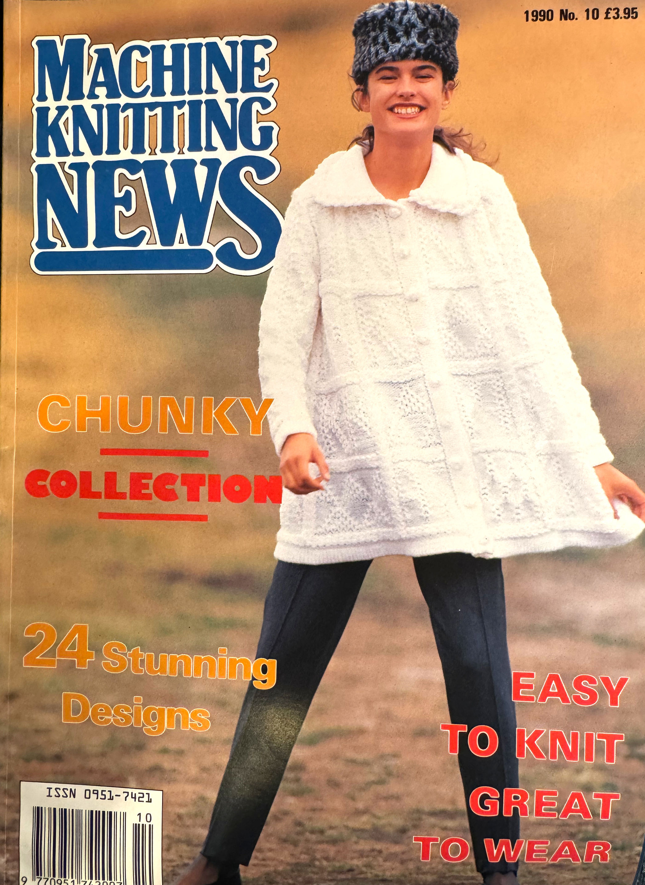 Magazine - Machine Knitting News, Chunky Collection, 1990, No. 10