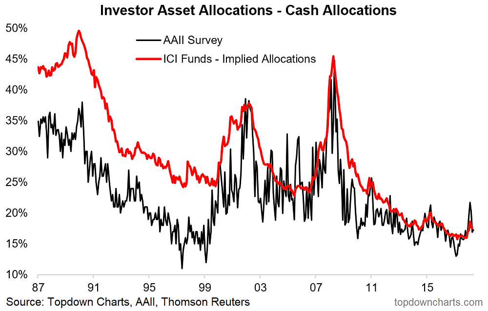 investor cash allocations