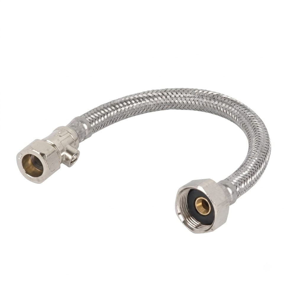 Flexible Pipe Connector 22mm Isolation x 3/4" - 300mm