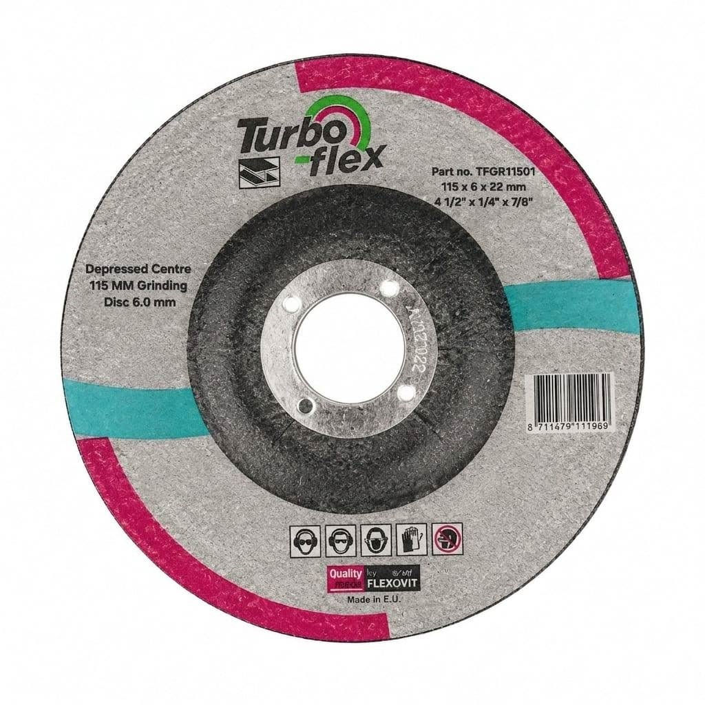 Hilka Turbo Flex 115mm x 6.0mm x 22mm Grinding Disc