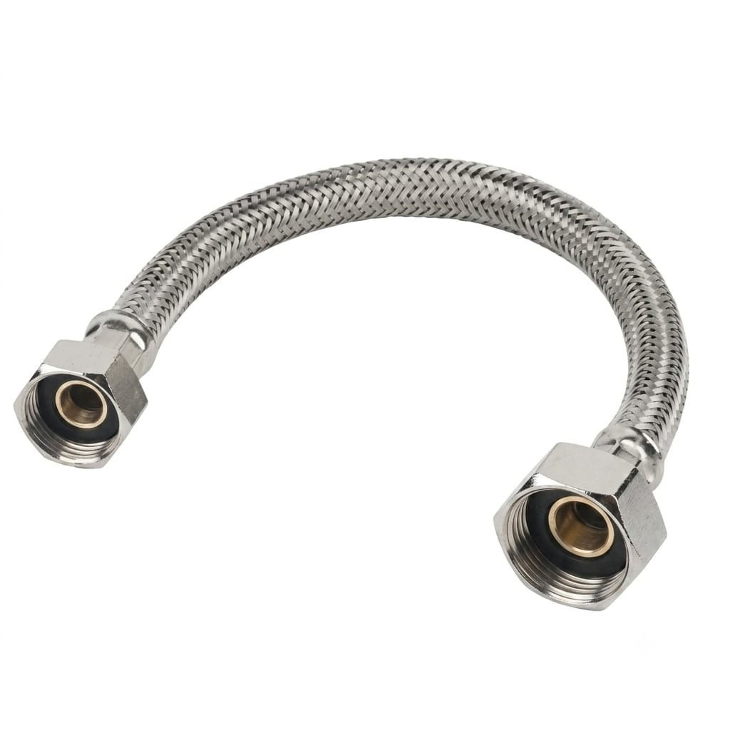 Flexible Pipe Connector 1/2" x 3/4" - 300mm