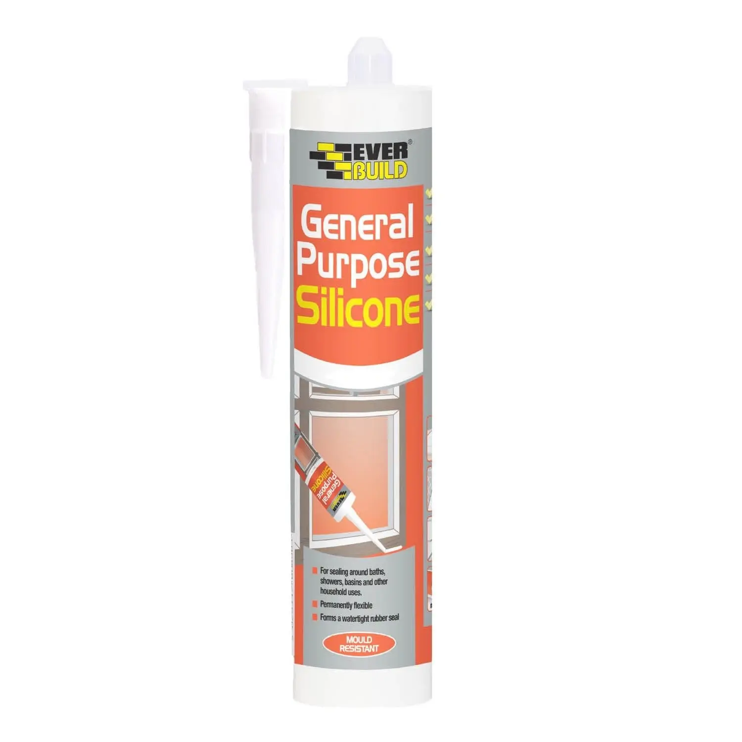 EVERBUILD General Purpose Silicone - Black