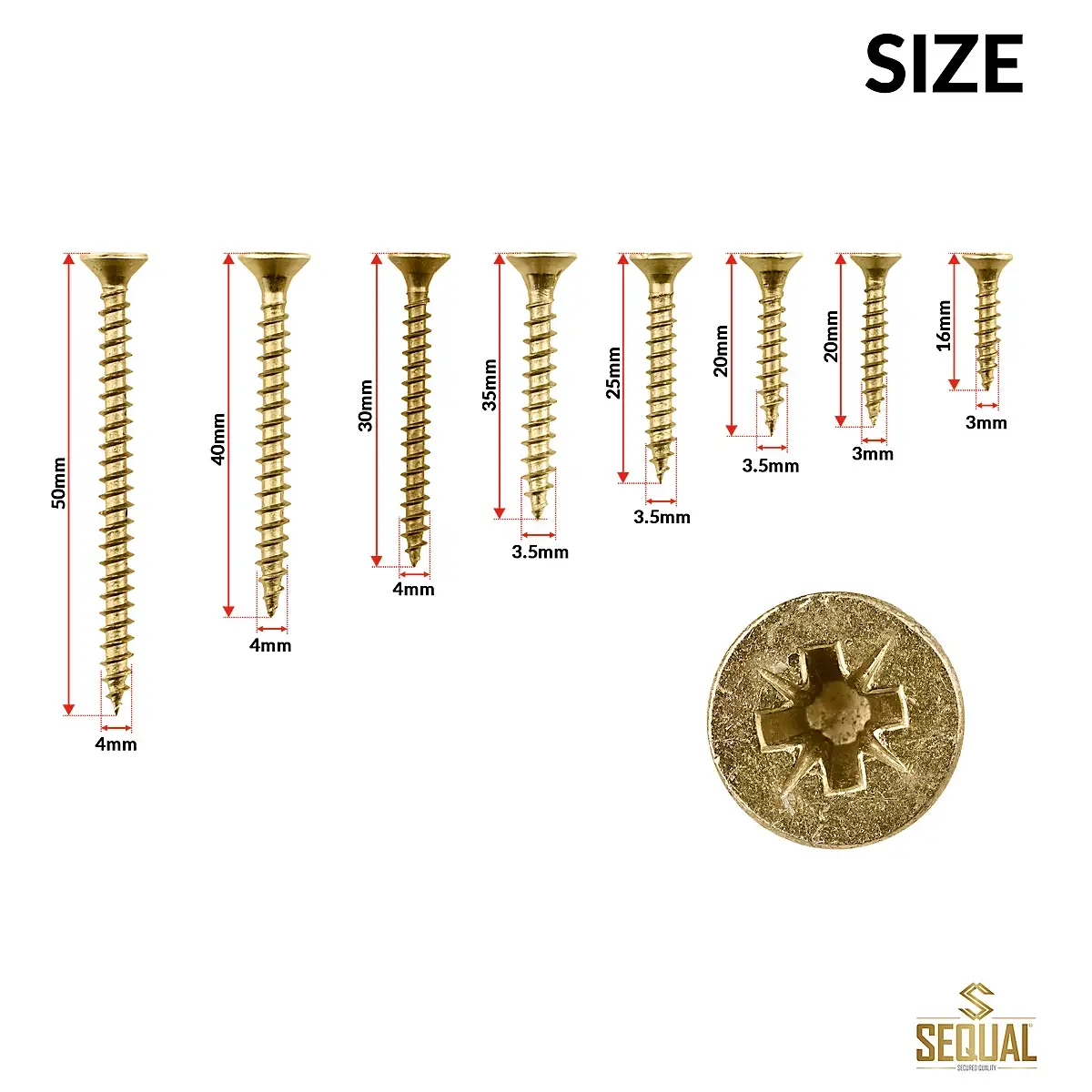 332PCS SCREWS ASSORTMENT WITH COMPARTMENT BOX, 8 DIFFERENT SCREW SIZES