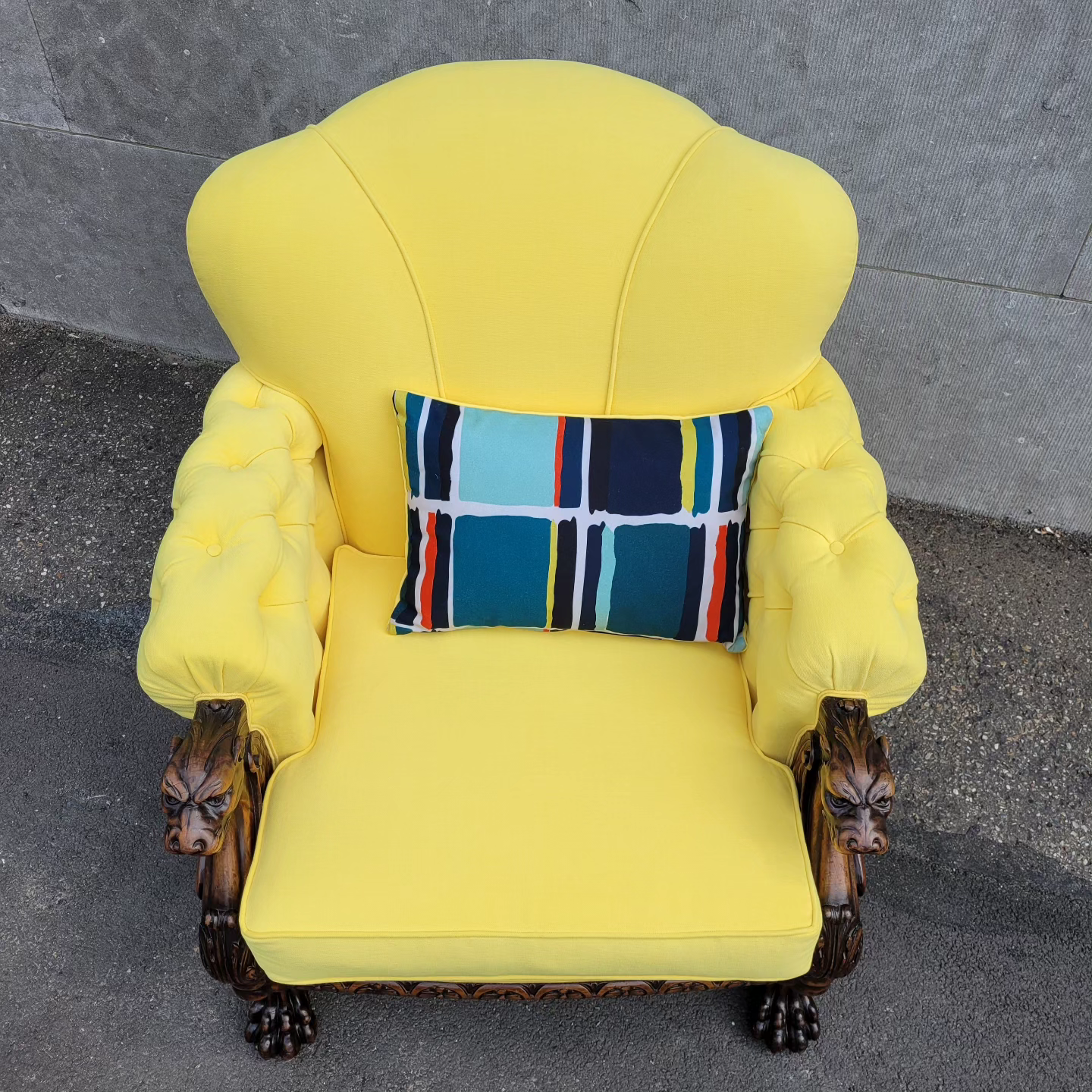 Tête de lion/dragon