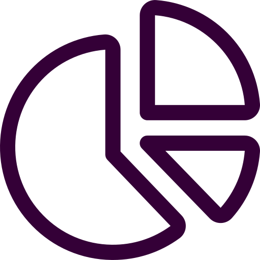 Sector pie char icon